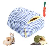 Cozy Monster Cat Bed, Indoor Cats Bed - Cave Style Cozy Hideaway, Cat Cave Tent with Removable Cushion, for Cats, Small Dogs (A,L:57 * 37 * 28cm)