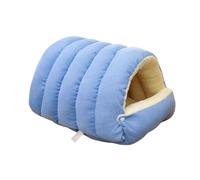 Cozy Monster Cat Bed, Warm Enclosed Cat Cave Bed with Removable Cushion, Cozy Pet House for Indoor Cats, Small Dogs, Winter Home (Blue,45 * 37 * 28cm)