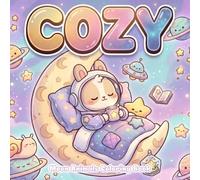 Cozy Moon Animals Coloring Book: 50 Bold and Easy Kawaii Space Designs for Adults and Teens Featuring Cute Astronaut Characters, Dreamy Galaxy Scenes, ... Books: Colorful Four Seasons & Cute Buddies)