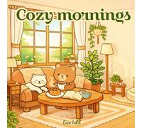 Cozy Mornings Coloring Book: A Cozy Coloring Book for Adults and Teens Featuring Slow Mornings, Calm Homes, and Sleepy Dogs and Cats