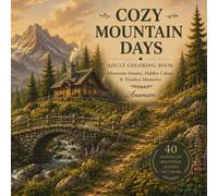 Cozy Mountain Days: Adult Coloring Book: Mountain Streams, Hidden Cabins & Timeless Memories (Cozy Escape Coloring Collection)