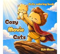 Cozy Movie Cats Coloring Book: Cute Feline Adventures Inspired by the Magic of Cinema
