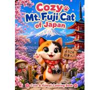 Cozy Mt. Fuji Cat of Japan: 25 Cute & Kawaii Coloring Pages Featuring Mt. Fuji, Japanese Festivals, Scenic Spots and Adorable Travel Cats (Cozy Cat of Japan)