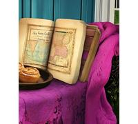 Cozy Mystery Reader Notebook: Vintage Garden Tea & Book Lover Journal for Women | 7.5x9.25 College Ruled Writing Book for Cozy Vibes, Book Club