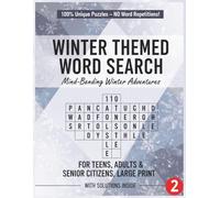 Cozy Night Winter Themed Word Search: 110 Large Print Winter Puzzles • Relaxing Word Search Activity Book Perfect for All Ages - Teens, Adults, ... (Winter Brain Games & Word Search Series)