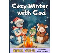 Cozy Night With God: Simple, Easy, and Large Print Designs for Adults and Kids with Animal design with Bible Verse (Bold and Easy Coloring Books) (Bible Verse Coloring Book for Kids)