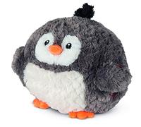 COZY NOXXIEZ Calentador de Manos de Peluche para Niños, Almohada Como Cojín de Calor Esponjoso para Cama, Coche y Hogar (Pingüino)