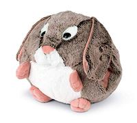 COZY NOXXIEZ Calentador de manos de peluche para niños, peluche, almohada como cojín de calor esponjoso para cama, coche y hogar (conejito)