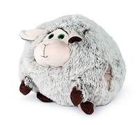 COZY NOXXIEZ Calentador de manos de peluche para niños, peluche, almohada como cojín de calor esponjoso para cama, coche y hogar (oveja)