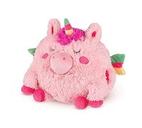 COZY NOXXIEZ Calentador de manos de peluche para niños, peluche, almohada como cojín de calor esponjoso para cama, coche y hogar (unicornio)