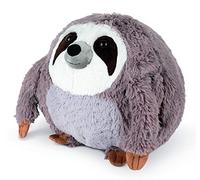 COZY NOXXIEZ Calentador de manos de peluche para niños, peluche, almohada como cojín de calor esponjoso para cama, coche y hogar (Sloth)