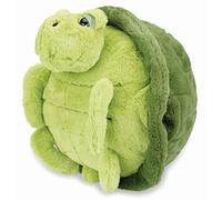 COZY NOXXIEZ Calentador de manos de peluche para niños, peluche, almohada como cojín de calor esponjoso para cama, coche y hogar (tortuga)