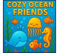 Cozy Ocean’s Friends - Cute & Fun Sea Animals Coloring Book for Kids: Easy & Relaxing Coloring Book for Toddlers & Adults Who Love the Ocean