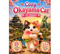 Cozy Okayama Cat of Japan: Cute and Kawaii Coloring Book with 30 Adorable Okayama Travel Cat Illustrations (Cozy Cat of Japan 巻)