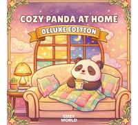 Cozy Panda At Home: A Cozy & Relaxing Coloring Book for Adults and Teens with 40 Cute Panda Illustrations - Deluxe Edition