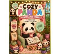 Cozy Panda - Coloring Book: Cozy Kawaii Friends Series