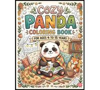 Cozy Panda Coloring Book for Kids Ages 4-15