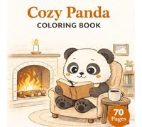 Cozy Panda: Cozy Scenes Coloring Book for Relaxation