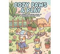 Cozy Paws & Play: A Kawaii Coloring Book of Adorable Adventures.