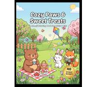 Cozy Paws & Sweet Treats: A Kawaii Coloring Book for Adults & Kids