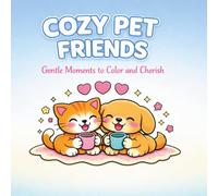 Cozy Pet Friends: Cute Cats & Dogs Coloring Book for Relaxation, Stress Relief & Kawaii Animal Lovers: Adorable Easy-to-Color Kawaii Pets, Cozy ... Relaxing Designs & Wholesome Art for All Ages