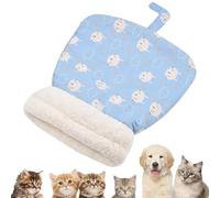 Cozy Pet Nest for Cats and Dogs, 2 Sizes Soft Cat Sleeping Bags for Indoor, Portable Self-Warm Pet Nest for Cats Small Dogs (#4,14 * 18in)