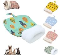 Cozy Pet Nest for Cats and Dogs, 2025 Cute Sleeping Bag for Indoor Cats, Cat Autumn Winter Sleeping Cave, Cat Cave Bed (Green, 55 * 45cm)