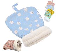 Cozy Pet Nest for Cats and Dogs, 2025 Cute Sleeping Bag for Indoor Cats, Soft Plush Cat Dog Bed, Warm Feline Sleeping Cave for Autumn Winter (azul, 55 x 45 cm/21.6 x 17.7)