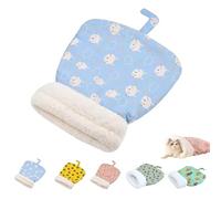 Cozy Pet Nest for Cats and Dogs, Cat Dog Sleeping Bag for Indoor, Portable Pet Nest, Small Dog Cat Bed for All Seasons Indoors (Blue Rabbit,14 * 18inch)