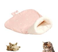 Cozy Pet Nest for Cats and Dogs,Soft Cat Dog Sleeping Bag, Portable Pet Nest, Warm Feline Bed, Small Dog Cat Tunnel Bed for All Seasons Indoors, Semi-Enclosed Warm Pet Sleeping Bag (Color-E)