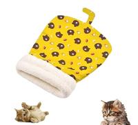 Cozy Pet Nest for Cats and Dogs,Soft Cat Dog Sleeping Bag, Portable Pet Nest, Warm Feline Bed, Small Dog Cat Tunnel Bed for All Seasons Indoors, Semi-Enclosed Warm Pet Sleeping Bag (Color-B)