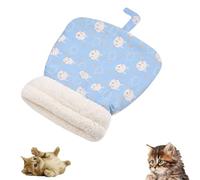 Cozy Pet Nest for Cats and Dogs,Soft Cat Dog Sleeping Bag, Portable Pet Nest, Warm Feline Bed, Small Dog Cat Tunnel Bed for All Seasons Indoors, Semi-Enclosed Warm Pet Sleeping Bag (Color-C)