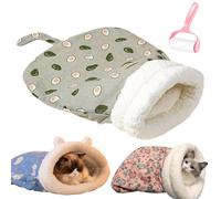 Cozy Pet Nest for Cats and Dogs, Soft Warm Cat Dog Sleeping Bag, 360° Warm Semienclosed Design Cat Snuggle Sack Pet Bed for All Seasons Indoors