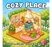 Cozy Place: A Fun and Relaxing Cozy Coloring Book with Cute Places and Peaceful Moments for All Ages