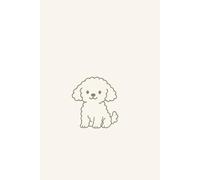 Cozy Poodle Puppy Notebook: Cute Doodle-Style Dog Journal for Girls and Teens