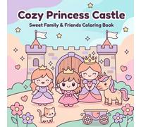Cozy Princess Castle Coloring Book: Sweet Family & Friends, Cute Kawaii Castle Scenes + Fun Activities for Kids Ages 3-8 (Sweet Princess & Friends Castle Adventures)