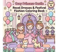 Cozy Princess Castle: Royal Dresses & Festival Fashion Coloring Book: Beautiful Princess Gowns, Crowns, Bows, Accessories & Fun Activities for Kids ... (Sweet Princess & Friends Castle Adventures)