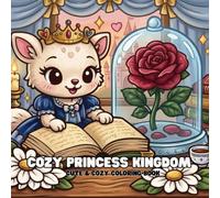 Cozy Princess Kingdom: Bold & Easy Coloring Book for Adults (25 ilustrations)