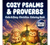 Cozy Psalms & Proverbs: A Relaxing Bold and Easy Christian Coloring Book for Adults to Find Peace and Relieve Stress Through Scripture