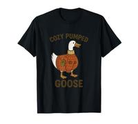 Cozy Pumped Silly Goose Diabetes Navidad Retro T1D Holiday Camiseta
