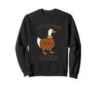 Cozy Pumped Silly Goose Diabetes Navidad Retro T1D Holiday Sudadera