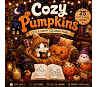 Cozy Pumpkins Coloring Book: Cute & Comfy Autumn Coloring Pages for Relaxation and Stress Relief
