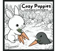 Cozy Puppies: Cute Animal Coloring Book