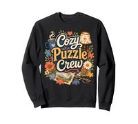 Cozy Puzzle Crew Actividad Nocturna Familiar Sudadera