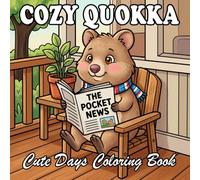 Cozy Quokka Coloring Book: Cute Anthropomorphic Quokka Home Life for Kids and Adults