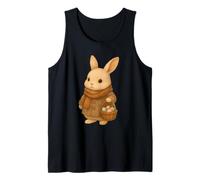Cozy Rabbit Pascua Lindo Conejo Retro Cottagecore Spring Vibes Camiseta sin Mangas
