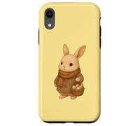 Cozy Rabbit Pascua Lindo Conejo Retro Cottagecore Spring Vibes Carcasa para iPhone XR
