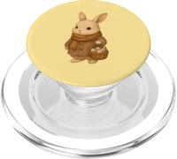 Cozy Rabbit Pascua Lindo Conejo Retro Cottagecore Spring Vibes PopSockets PopGrip para MagSafe