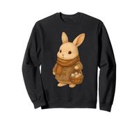 Cozy Rabbit Pascua Lindo Conejo Retro Cottagecore Spring Vibes Sudadera