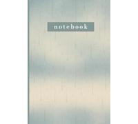Cozy Rain Window Composition Notebook - College Ruled - 6" x 9" - 120 Pages
